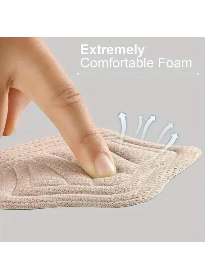 Beige 20pcs 10pairs Adjustable Heel Pads Cushion Inserts for Sports Shoes Anti-wear Foot Protector - Image 3