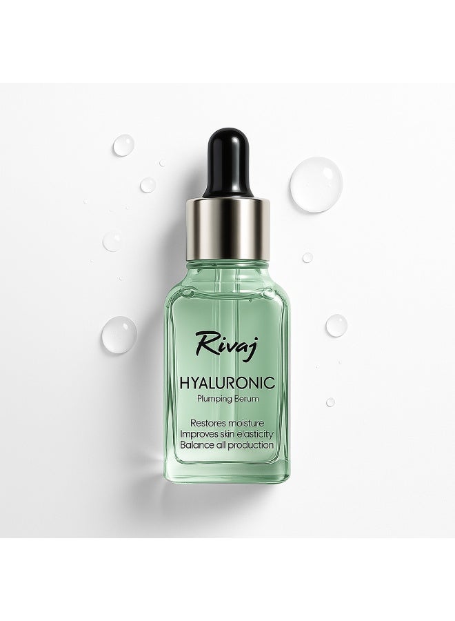 Rivaj UK Rivaj Face Hyaluronic Acid Serum 30ml - Deep Hydrating Serum for Face with Vitamin C & Niacinamide Serum - Anti-Aging & Moisturizing Face Serum for Glowing Skin - Image 1