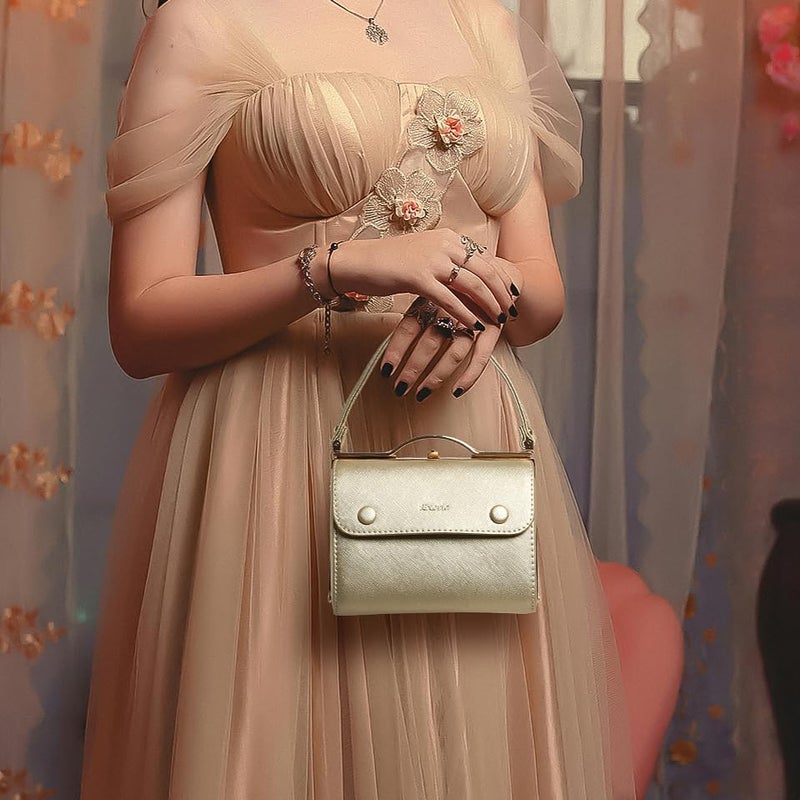 EXOTIC Party Bridal/sling bag for women and girls (GOLD) - Image 2