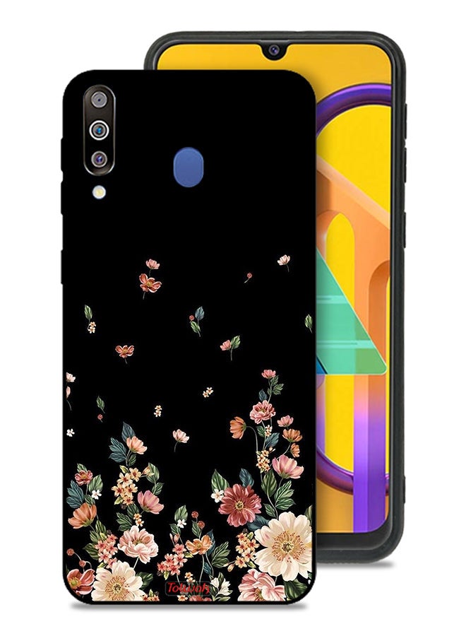 Tolwak Samsung Galaxy M30 Protective Case Cover Small Flowers In Bottom - Image 1