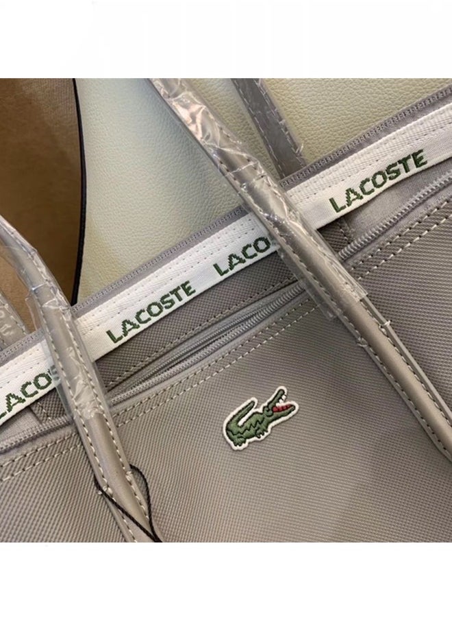 Lacoste Women's Concept Fashion Versatile Small Zipper Handbag Shoulder Bag grey - pzsku/Z0C5478EA099CF5DB43BEZ/45/_/1714028254/56467660-1696-492a-b8c1-dc6902f2f50a