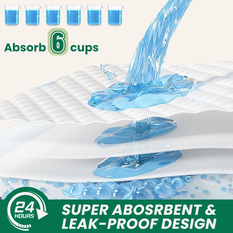IMMCUTE 100 Count Large Dog & Cat Puppy Pee Pads - 28"x30" Absorbent Potty Training Pads | Leakproof Quick-Dry Disposable Pet Pads for Puppies, Dogs & Cats | Indoor, Outdoor, Litter Box, Housebreaking Use - Image 2