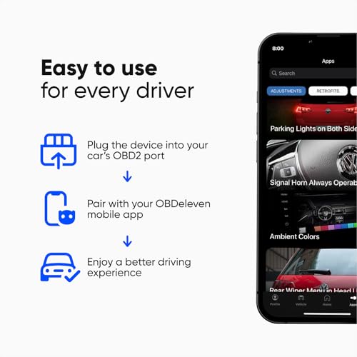 OBDeleven OBD2 Diagnostic Tool Scanner for Audi Seat Cupra Skoda Volkswagen BMW Mini Toyota (Android & iOS, Next Gen Device) - Image 4