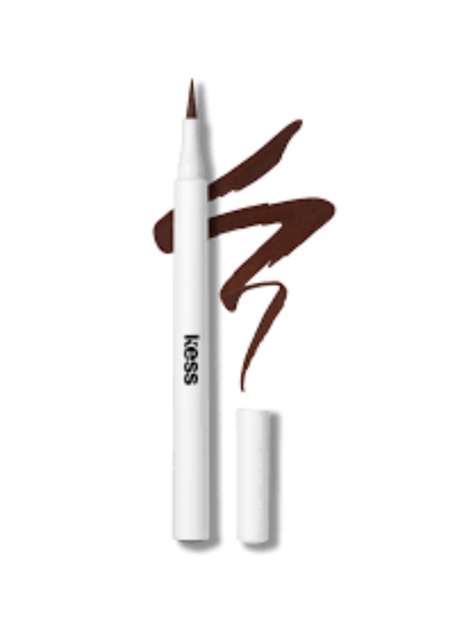 Kess Berlin Liquid Eyeliner Soft Brown 1ml - Image 3