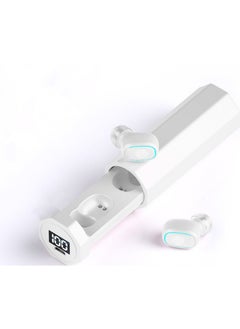Tws Binaural Earbuds True Wireless Bluetooth 5.0 Earphones White