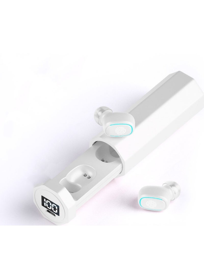 Goolsky - Tws Binaural Earbuds True Wireless Bluetooth 5.0 Earphones White - Image 1