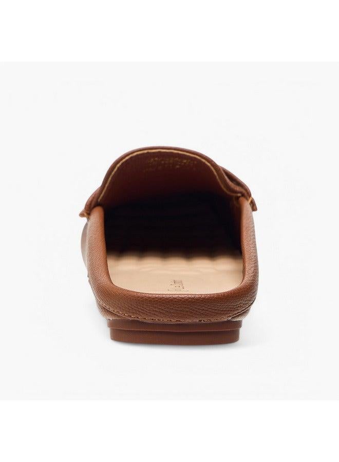 Le Confort Women's Textured Slip-On Mules - Image 5