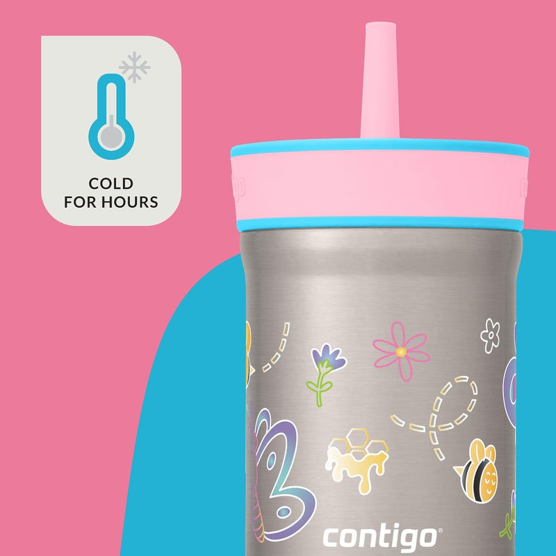 Contigo Leighton Beverage|Water Bottles, 12 oz, Raspberry/Azalea - Image 2