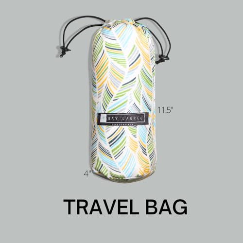 BAY LAUREL Turkish Beach Towel with Travel Bag 39 x 71 Quick Dry Sand Free Lightweight Large Oversized Towels Light - Image 3