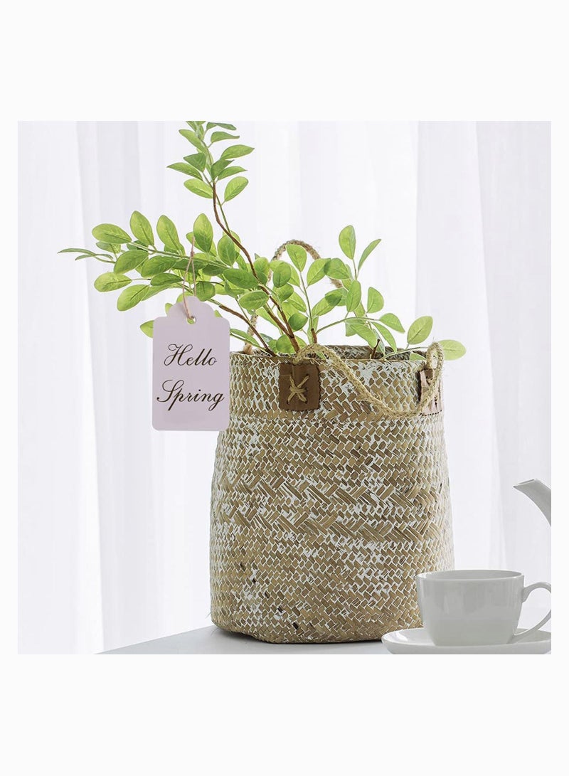 SYOSI White Kraft Paper Gift Tags, 100pcs Rectangle Craft Hang Tags, Blank Marking Tags with Natural Jute Twine, Arts and Crafts, Wedding and Holiday for Crafts Price Tags Labels - Image 4