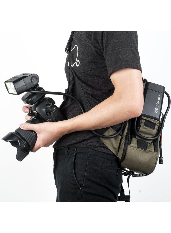 Godox 200W Extension Flash Head EC200 for Godox AD200 Pocket Flash, 2M Extend Power Cable, Works with AD200 Bare Bulbs Head and Speedlite Head - Image 4