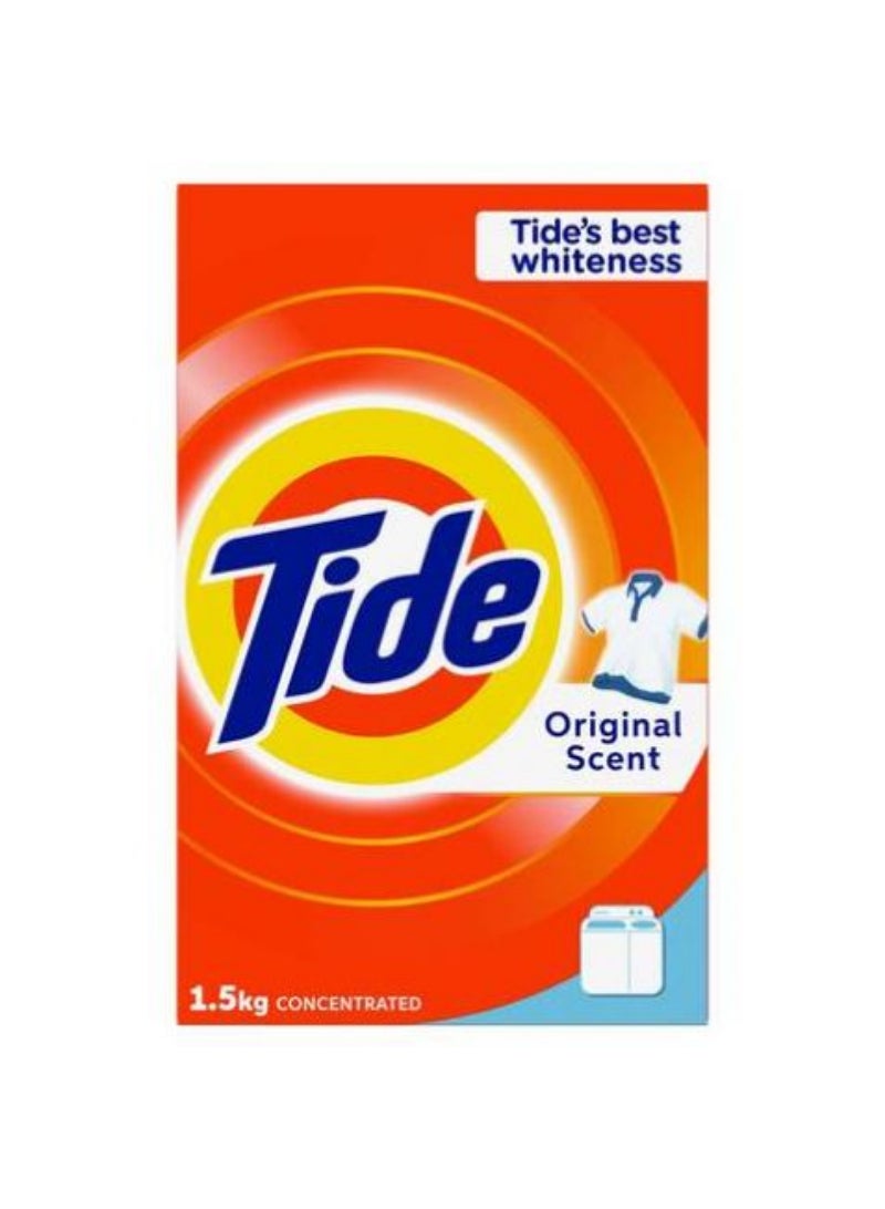Tide Laundry Powder Detergent Original Scent 1.5Kg