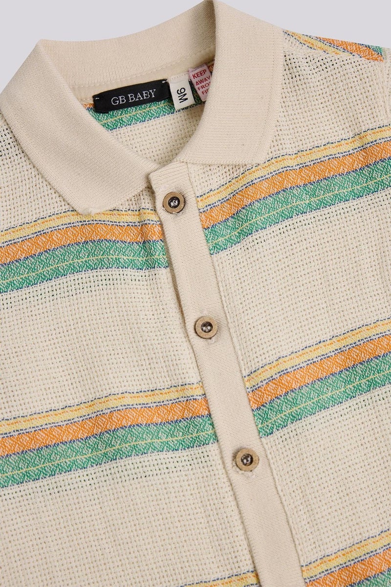 GB Baby Baby Boy Striped Shirt - Image 3
