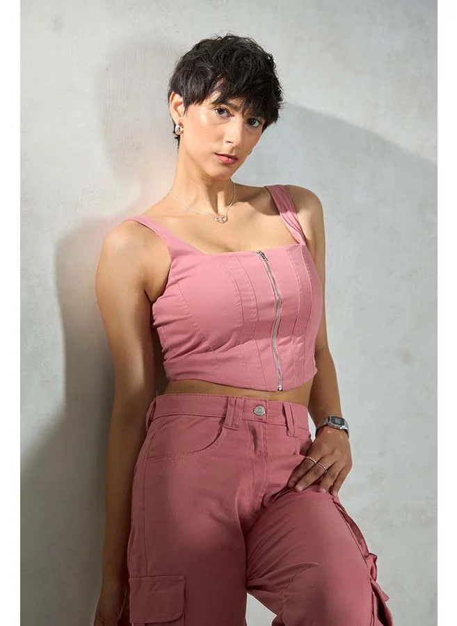 فيرجيو VIRGIO Cotton Stretch Plush Seamed Corset