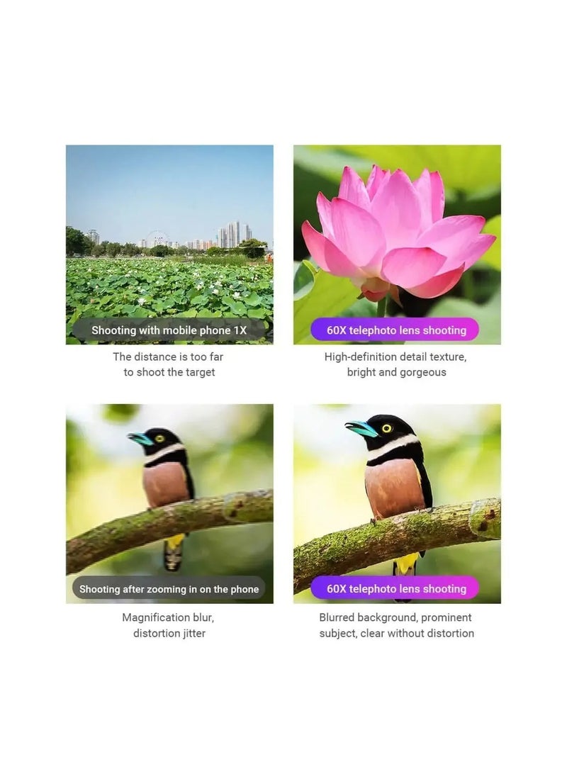 آبيكسل عدسة الهاتف الذكي Apexel 60X المقربة - Image 5