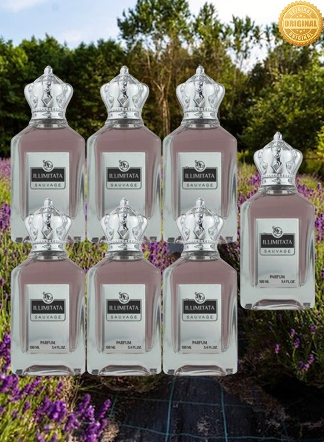 BL 7 Pieces Illimitata Sauvage Parfume EDP 100ML - Image 1