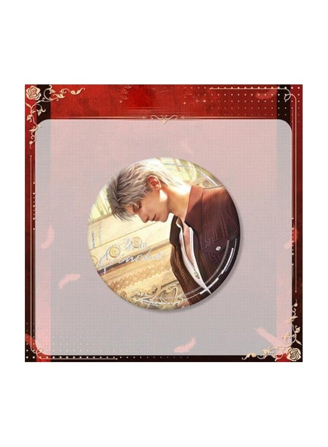 general Love and Deepspace Sylus Merchandise Set Badge Keychain Acrylic Stand Fashion Accessories Collection Desk Decorations Gifts - Image 5