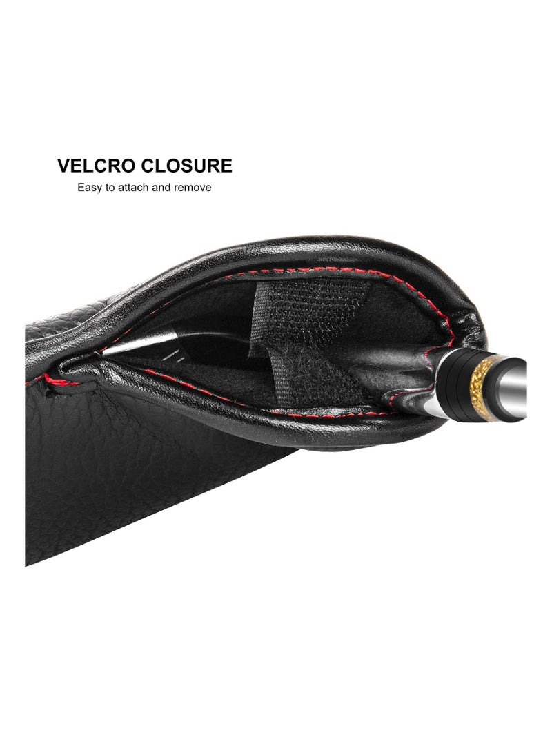 Luckam Golf Iron Head Covers 11pcs Thicken Pu Leather Soft Lightweight Rainbow Cross Number Embroidery Edging Closely Protector Waterproof Durable Fit Most Brands Ôºà4-9 Pw Aw Sw Lw XÔºâ - Image 5