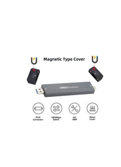 Generic To NVME M-key M.2 NGFF SATA SSD PCBA Case Combo Type-C & USB3.0 RTL9210B Chipset 2280 / 2260 / 2242 /2230 mm Adapter with hard disk NVMe 256GB  - Image 3