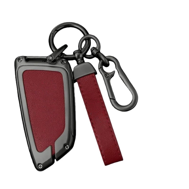 Red Car Key Case Metal Key Shell Cover Compatible For BMW E36 E39 E46 E60 E90 E91 F25 F15 F10 F20 F01 X1 X2 X3 X5 X7 - Image 2