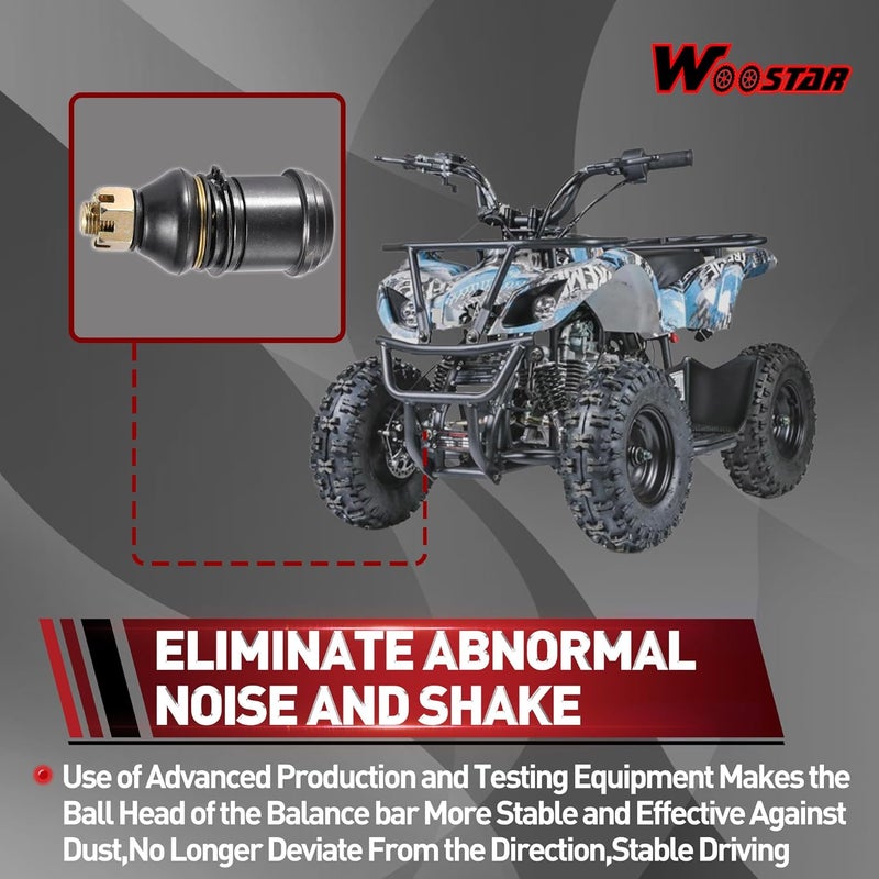 WOOSTAR 14mm Round Arm Ball Joint Replacement for ATVs and Buggies - Image 4