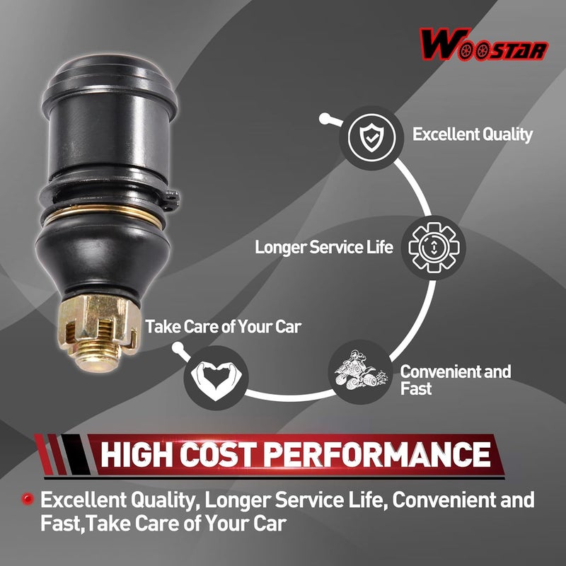 WOOSTAR 14mm Round Arm Ball Joint Replacement for ATVs and Buggies - Image 5