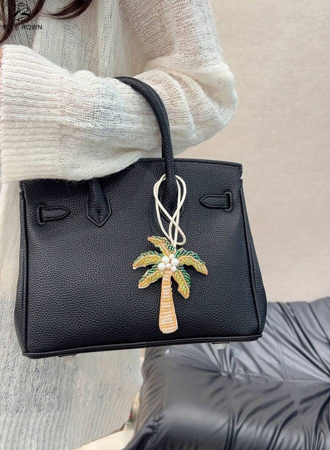 بليه روان اكسسوار شنطة نخلة مطرزة بالخرز لتعليق الشنط والمفاتيح - Image 4