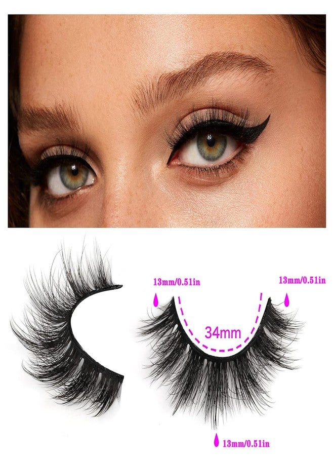 U-Hotmi False Eyelashes 10 pairs Natural Look Eyelashes, 5D Faux Mink False Lash Bulk Fluffy Wholesale Lashes 12-14mm - Image 4