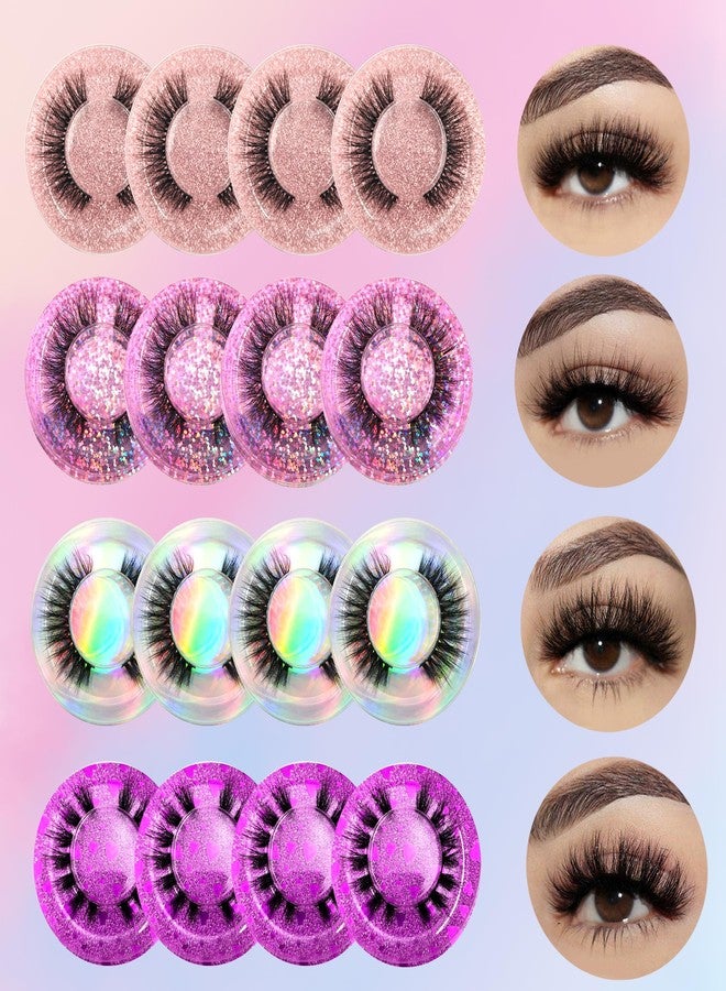 U-Hotmi False Eyelashes 10 pairs Natural Look Eyelashes, 5D Faux Mink False Lash Bulk Fluffy Wholesale Lashes 12-14mm - Image 5