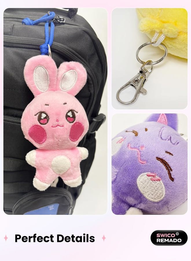 Swico Remado Cute Cartoon Animal Keychains Keyring Car Key Pendant Women Handbag Wallet Pendants Decoration, Brown-jh, L - Image 4