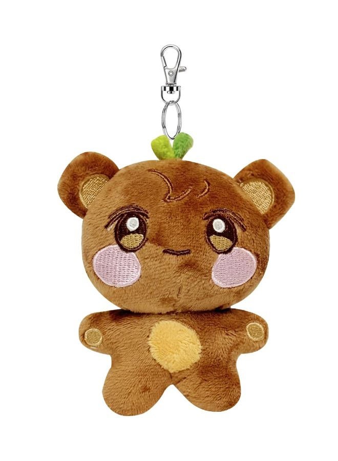 Swico Remado Cute Cartoon Animal Keychains Keyring Car Key Pendant Women Handbag Wallet Pendants Decoration, Brown-jh, L - Image 1