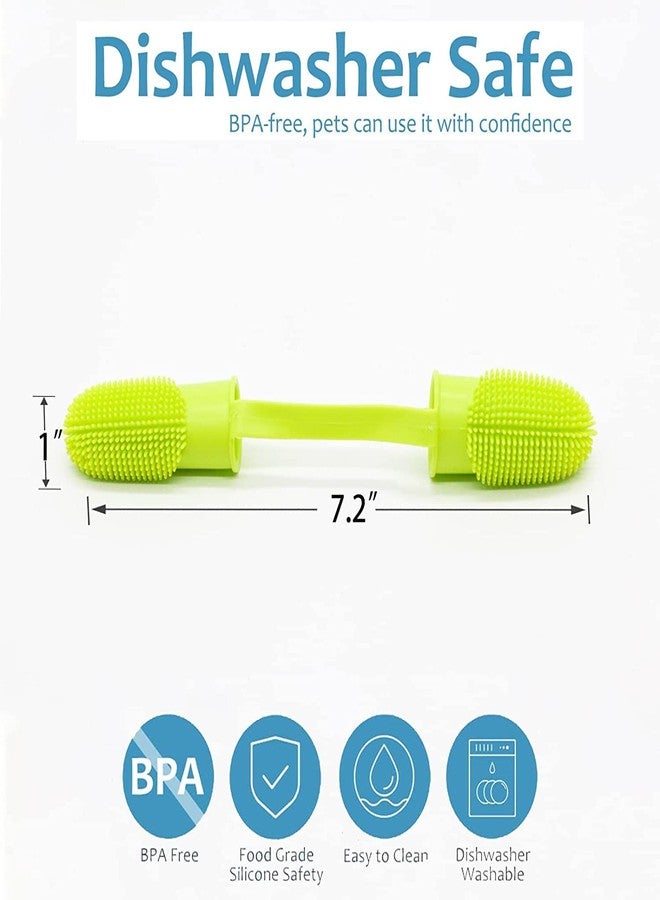 SHOPONIL Dog/Pet Tooth Brush Finger Toothbrush For Dogs Teeth Cleaning Double Finger brush For Dog Pet Tooth Brush Cleaning Sets of Soft bristles Convenient Dental Care - Image 5