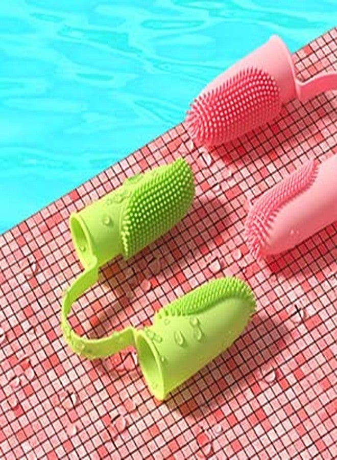 SHOPONIL Dog/Pet Tooth Brush Finger Toothbrush For Dogs Teeth Cleaning Double Finger brush For Dog Pet Tooth Brush Cleaning Sets of Soft bristles Convenient Dental Care - Image 1
