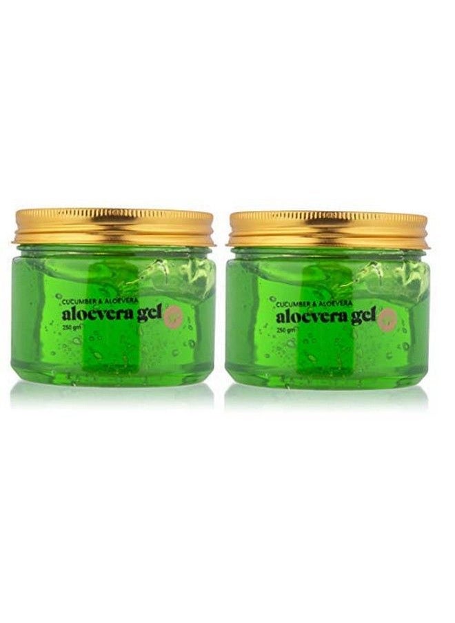 W2 Cucumber & Aloevera Gel For Glowing Skin Increases Moisture Level 250Gm Set Of 2  - Image 2