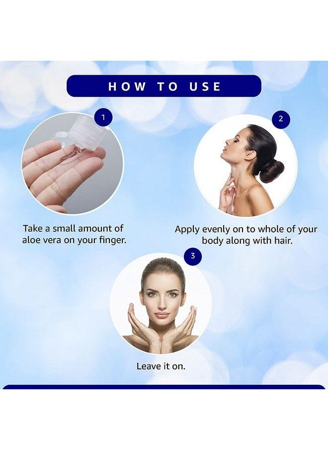 W2 Cucumber & Aloevera Gel For Glowing Skin Increases Moisture Level 250Gm Set Of 2  - Image 5