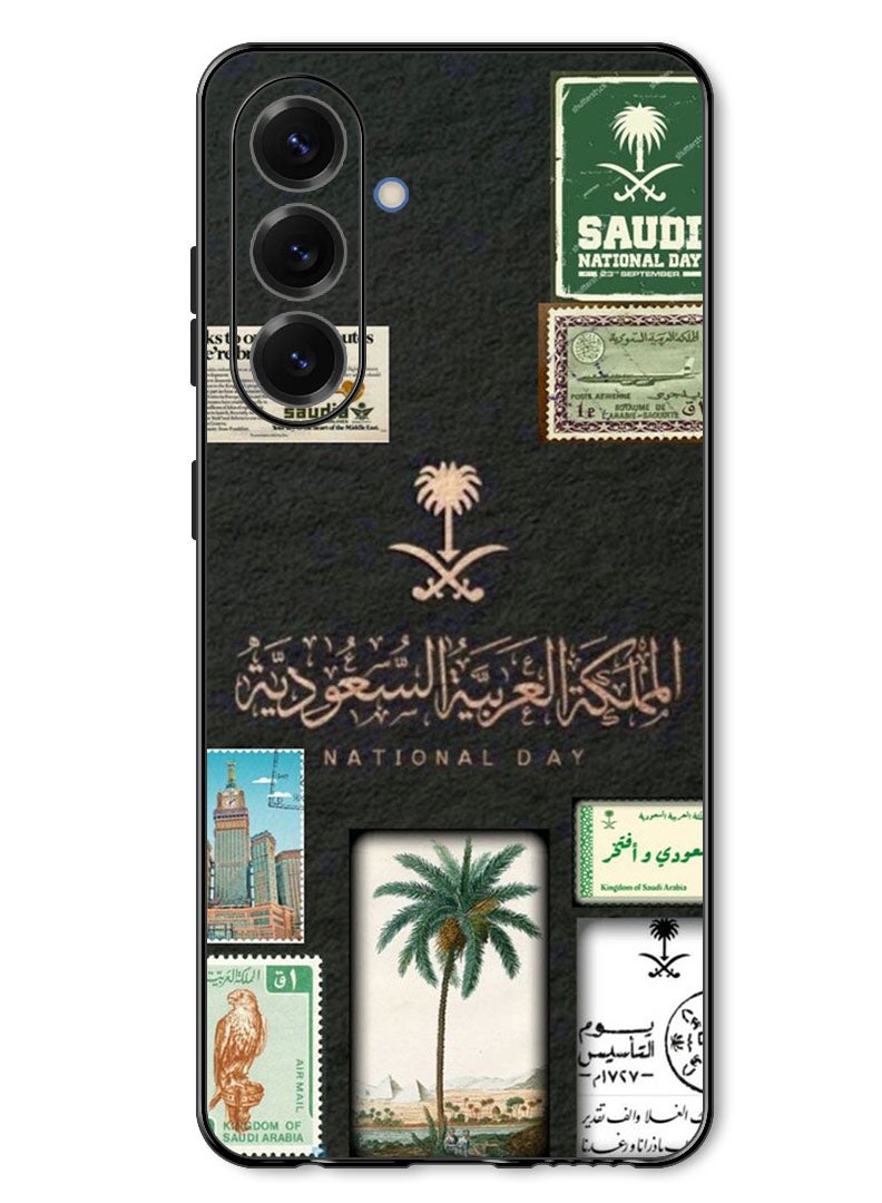 Theodor Case Compatible with Samsung Galaxy A57 Protection Shockproof Bumper Cover KSA national day - Image 1