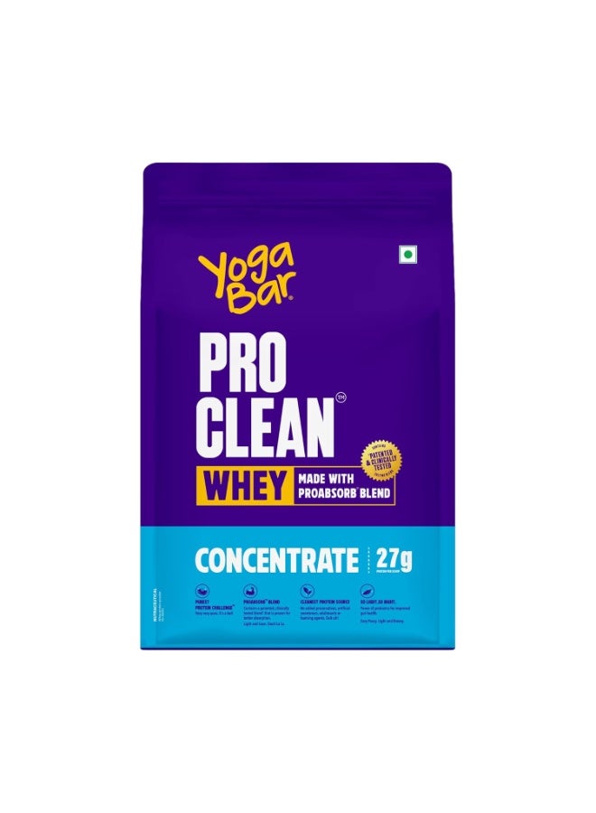 Yogabar Pro Clean Whey Protein Concentrate, 27g ProAbsorb Blend with Free Cold Coffee - Image 3