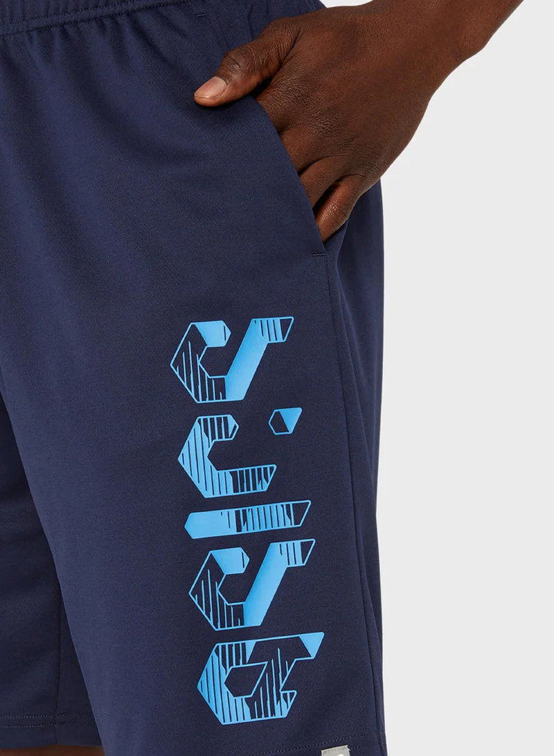 asics Hex Graphic Dri-Fit Shorts