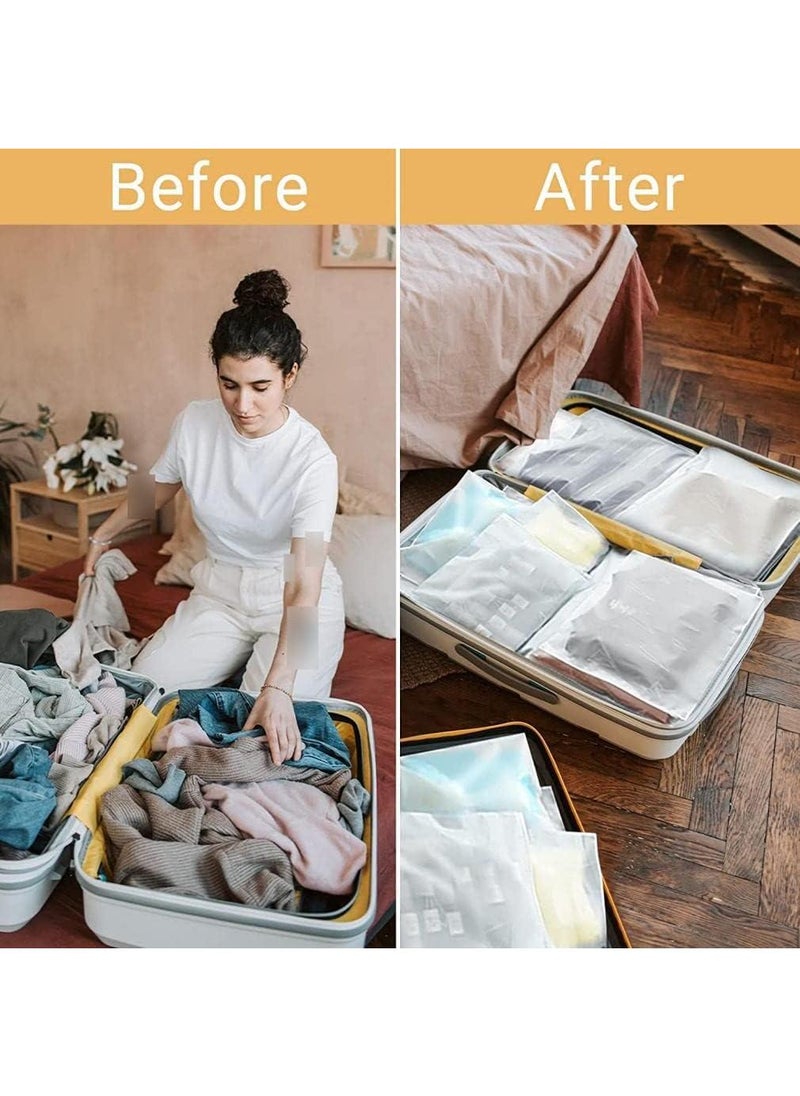 Y&D - 23*33CM 50 Set Transparent Pe Zipper Plastic Storage Bag - Image 1