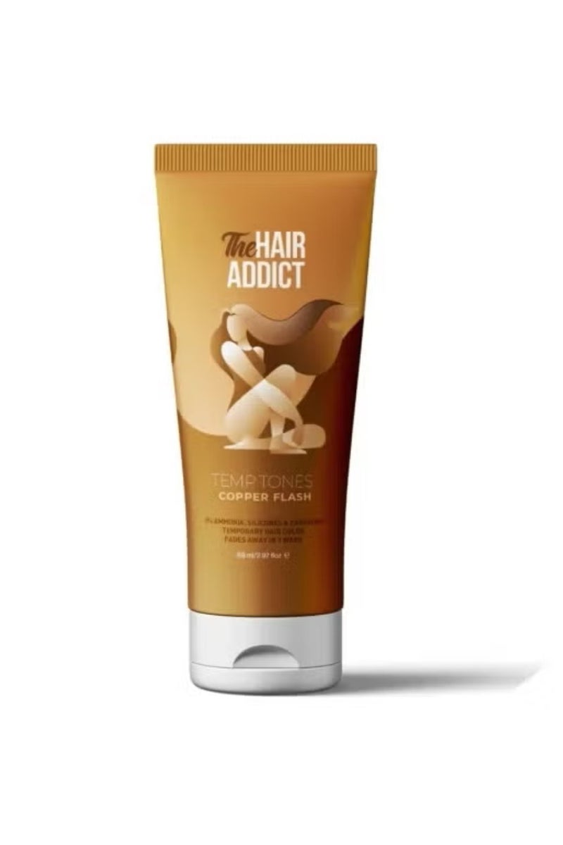 ذا هير أديكت درجات اللون المؤقتة – فلاش نحاسي