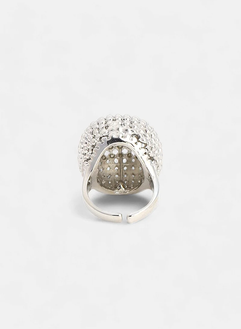 سوهي The Disco Ball Adjustable Statement Finger Ring