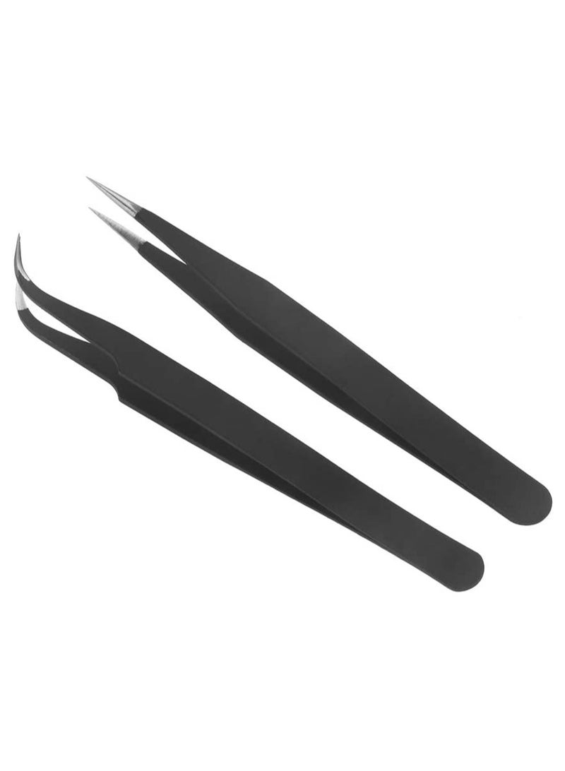 ORiTi 2 Pieces Gel Nail Art Tweezers Selection Tool - Image 1