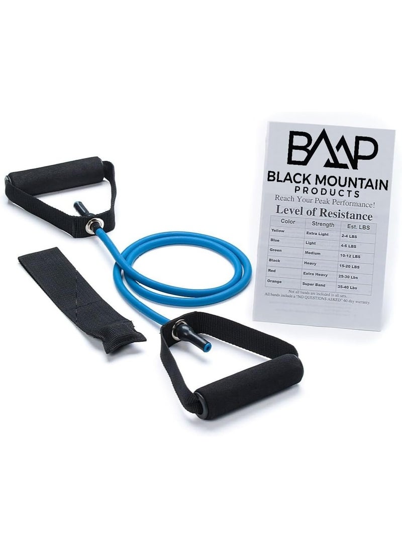 Black Mountain Products Black Mountain Products Single Resistance Band - Door Anchor and Starter Guide Included