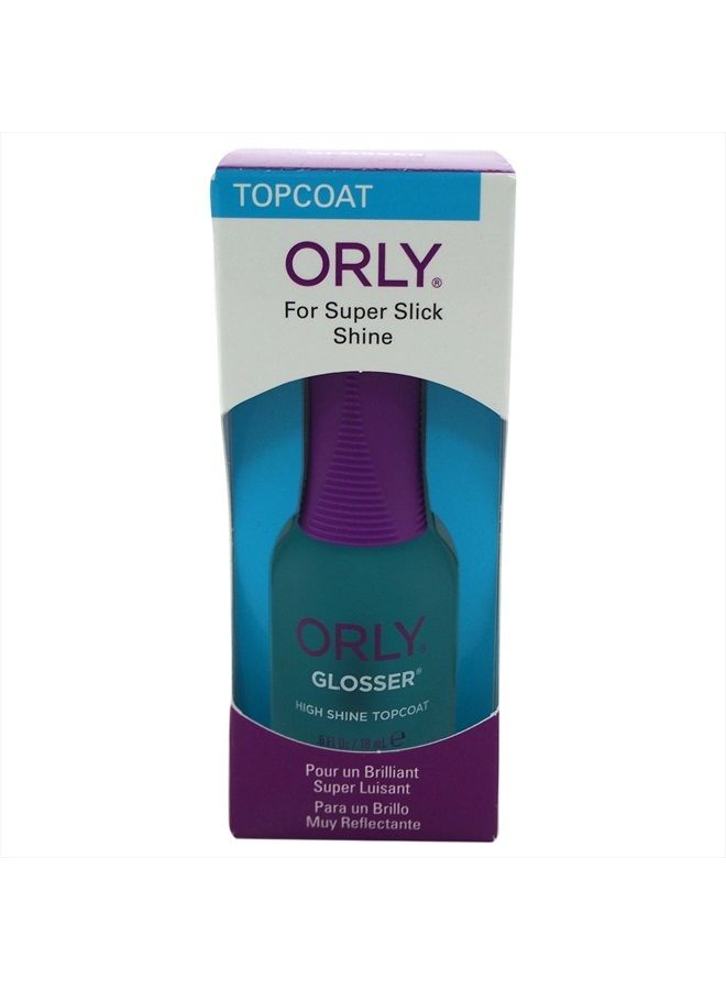 Orly Top Nail Coat, Glosser, 0.6 Ounce