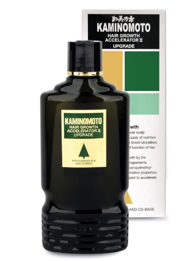 Kaminomoto Hair Growth Accelerator II 180ml - Accelerates Regrowth
