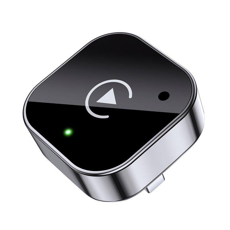 محول CarPlay اللاسلكي المصغر وتحديث أندرويد أوتوماتيك بحلول عام 2025، دونغل CarPlay ثنائي الوظيفة يحول الكابلات إلى لاسلكي، محول CarPlay اللاسلكي لاتقاط واستخدام منفذ USB/USB-C (أسود) - Image 3