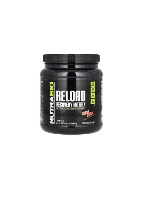 NutraBio Labs Reload Recovery Matrix Orange Mango 1.83 lb (829 g)