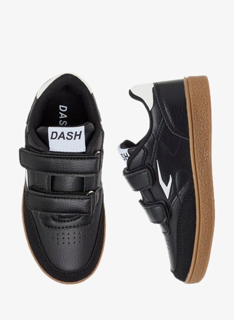 Dash Boys Panelled Sneakers with Hook and Loop Closure - Image 3