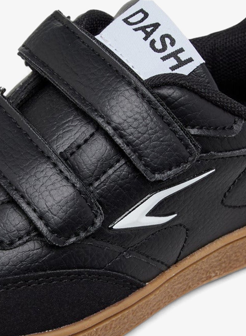 Dash Boys Panelled Sneakers with Hook and Loop Closure - Image 4