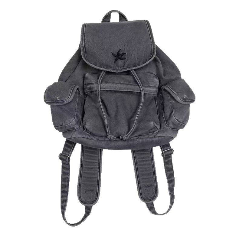 Starfish Denim Backpack - Image 4